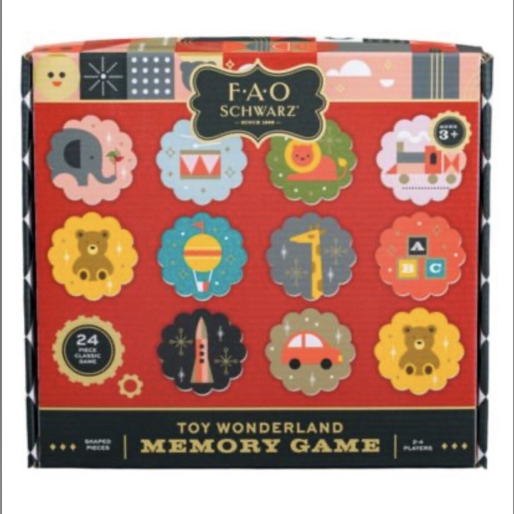 NWOT FAO Schwarz Toy Wonderland Memory Game